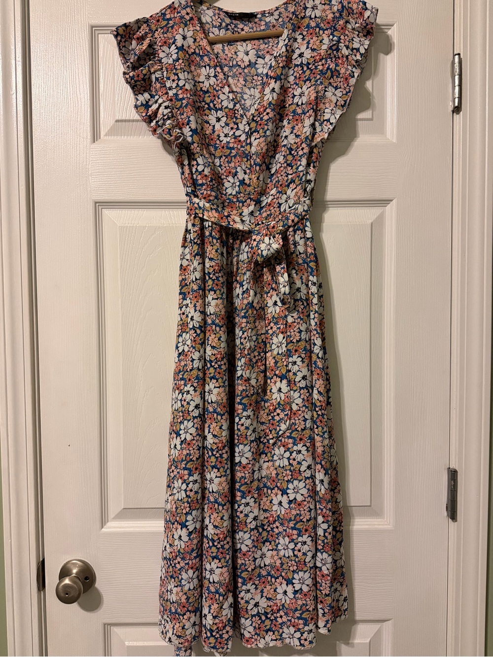 SHEIN Floral Wrap Dress